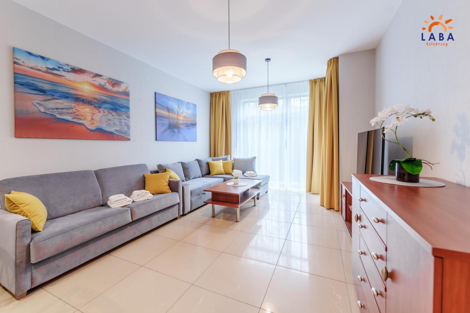 Laba Kolobrzeg Apartamenty Diune Z Parkingiem Ngoại thất bức ảnh