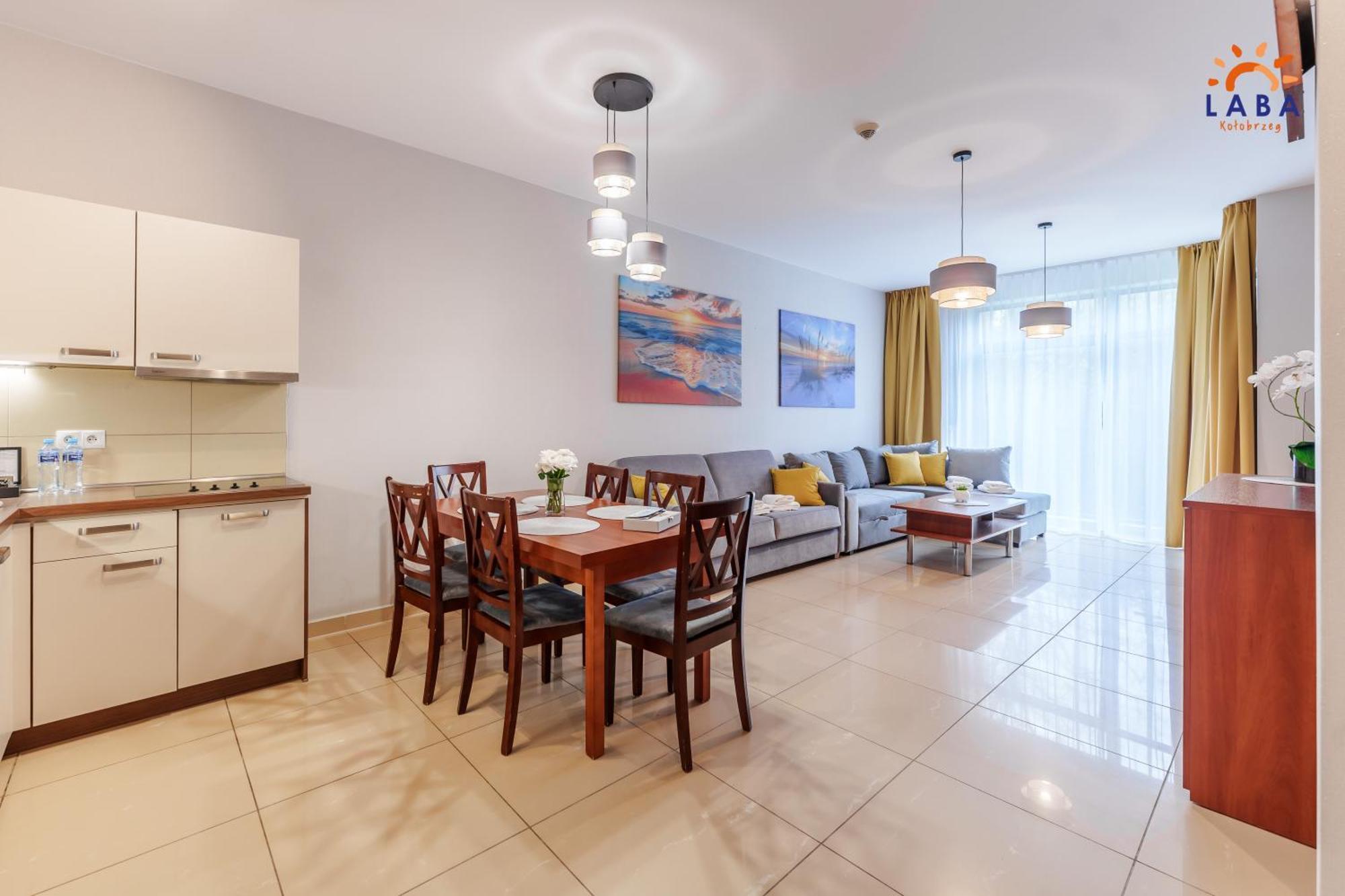 Laba Kolobrzeg Apartamenty Diune Z Parkingiem Ngoại thất bức ảnh