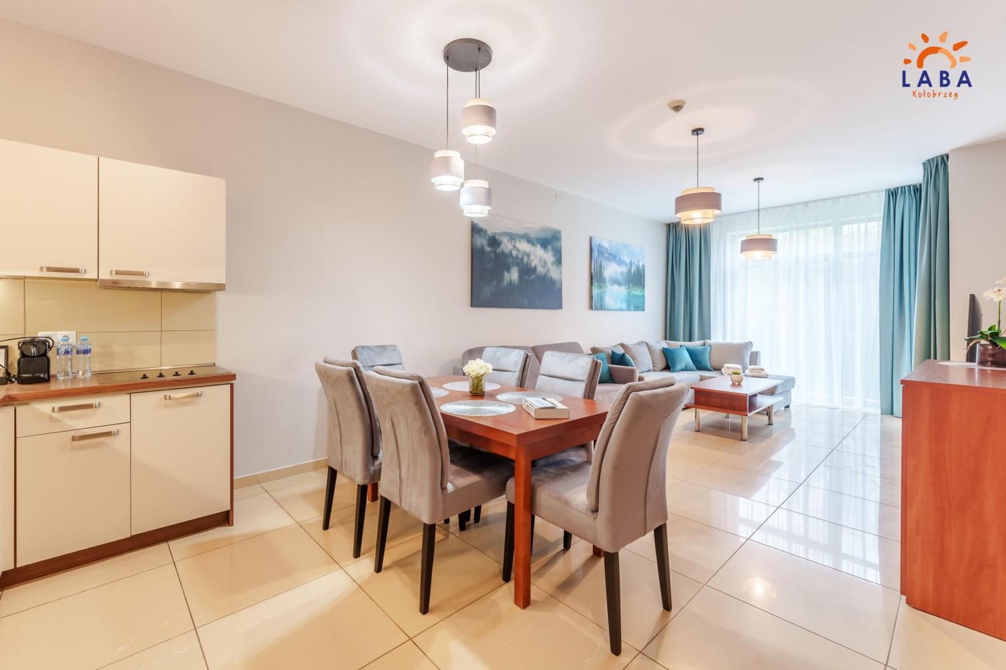 Laba Kolobrzeg Apartamenty Diune Z Parkingiem Ngoại thất bức ảnh
