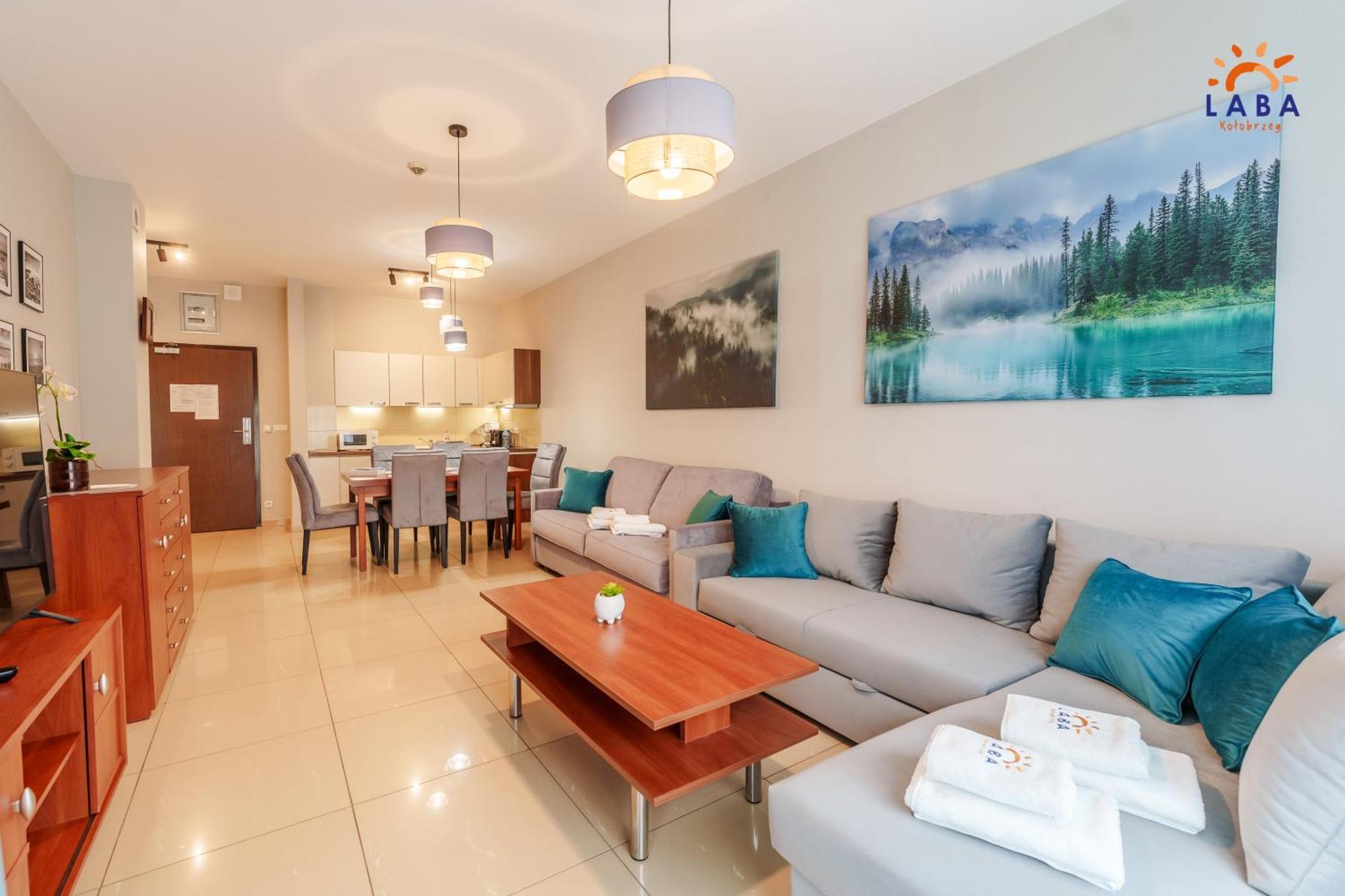 Laba Kolobrzeg Apartamenty Diune Z Parkingiem Ngoại thất bức ảnh