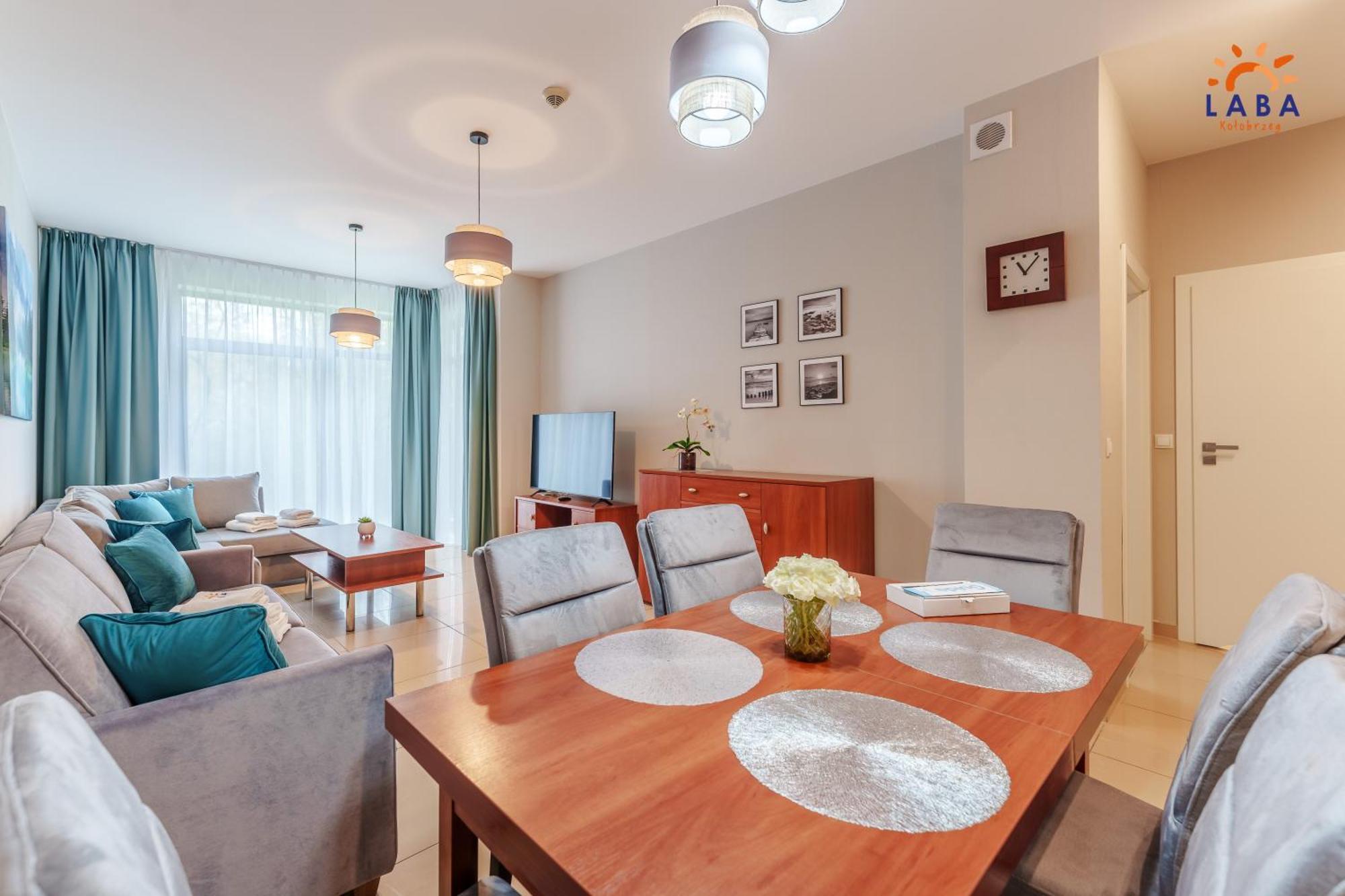 Laba Kolobrzeg Apartamenty Diune Z Parkingiem Ngoại thất bức ảnh