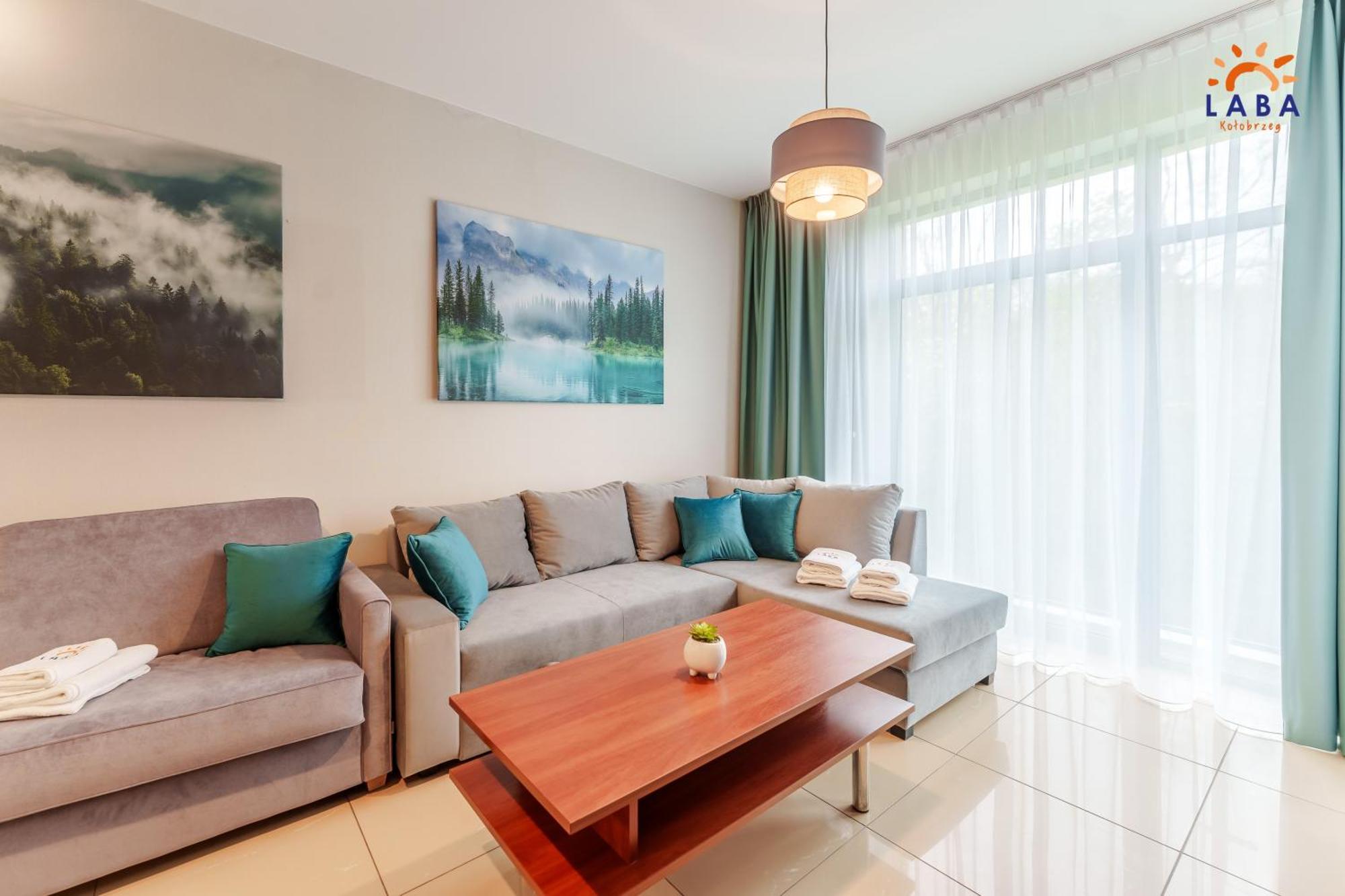 Laba Kolobrzeg Apartamenty Diune Z Parkingiem Ngoại thất bức ảnh